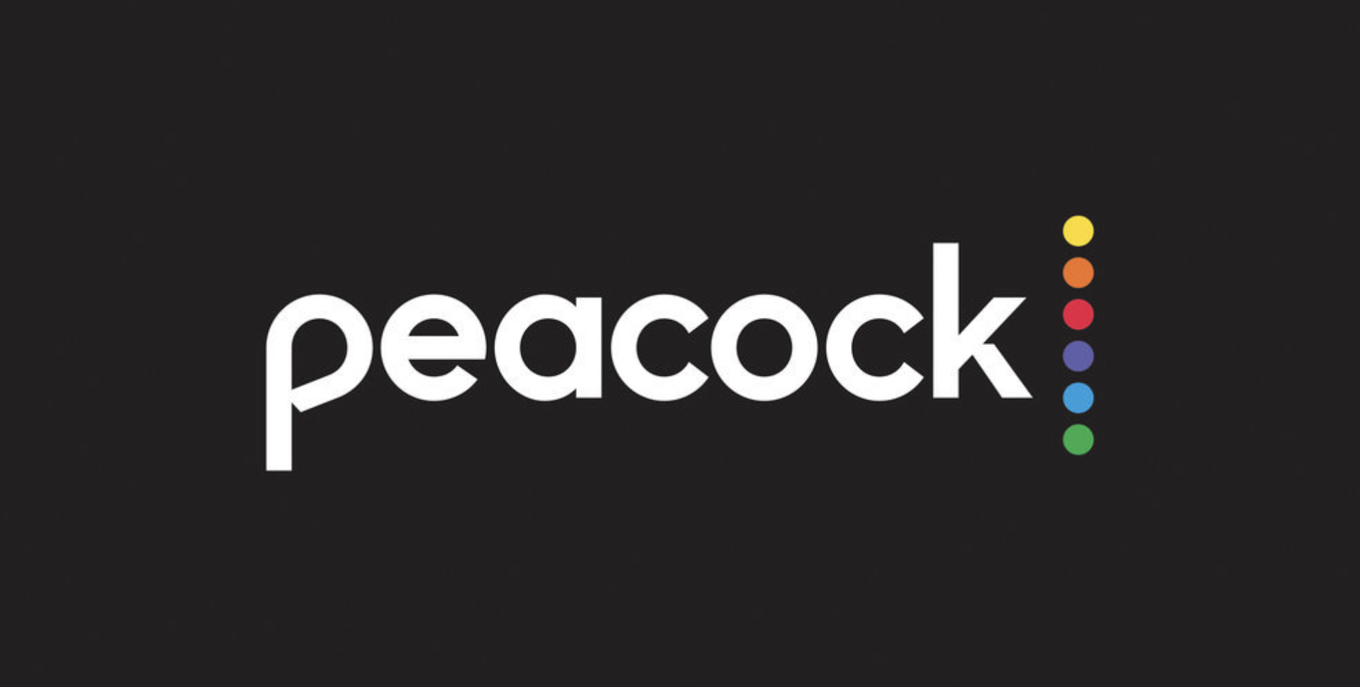 The logo for Peacock